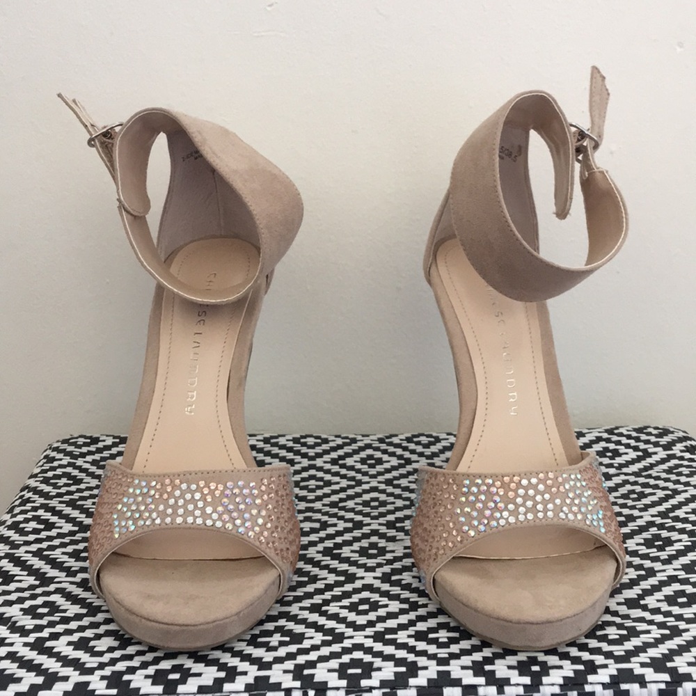 Chinese Laundry Champagne Heels